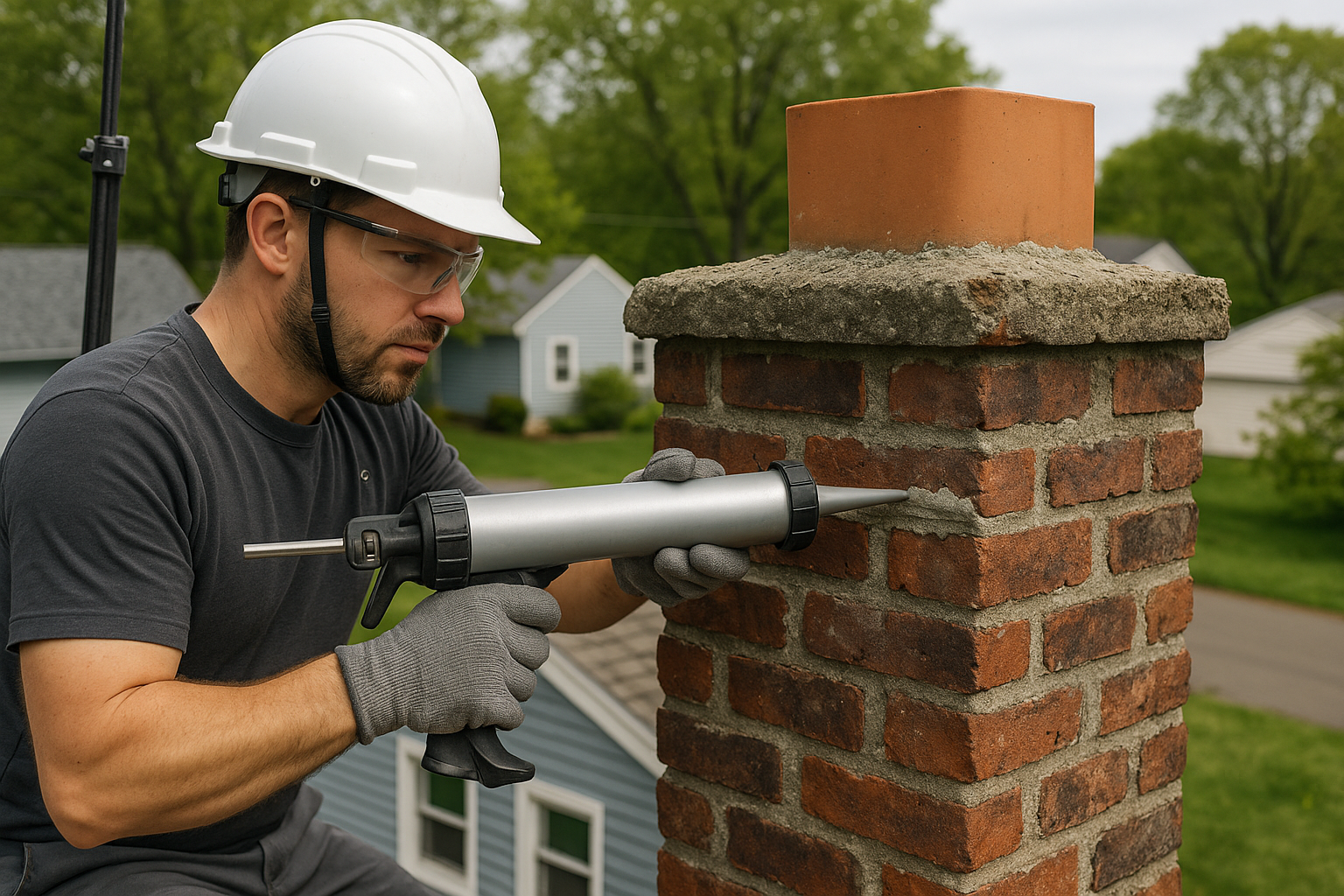 Chimney camera inspection