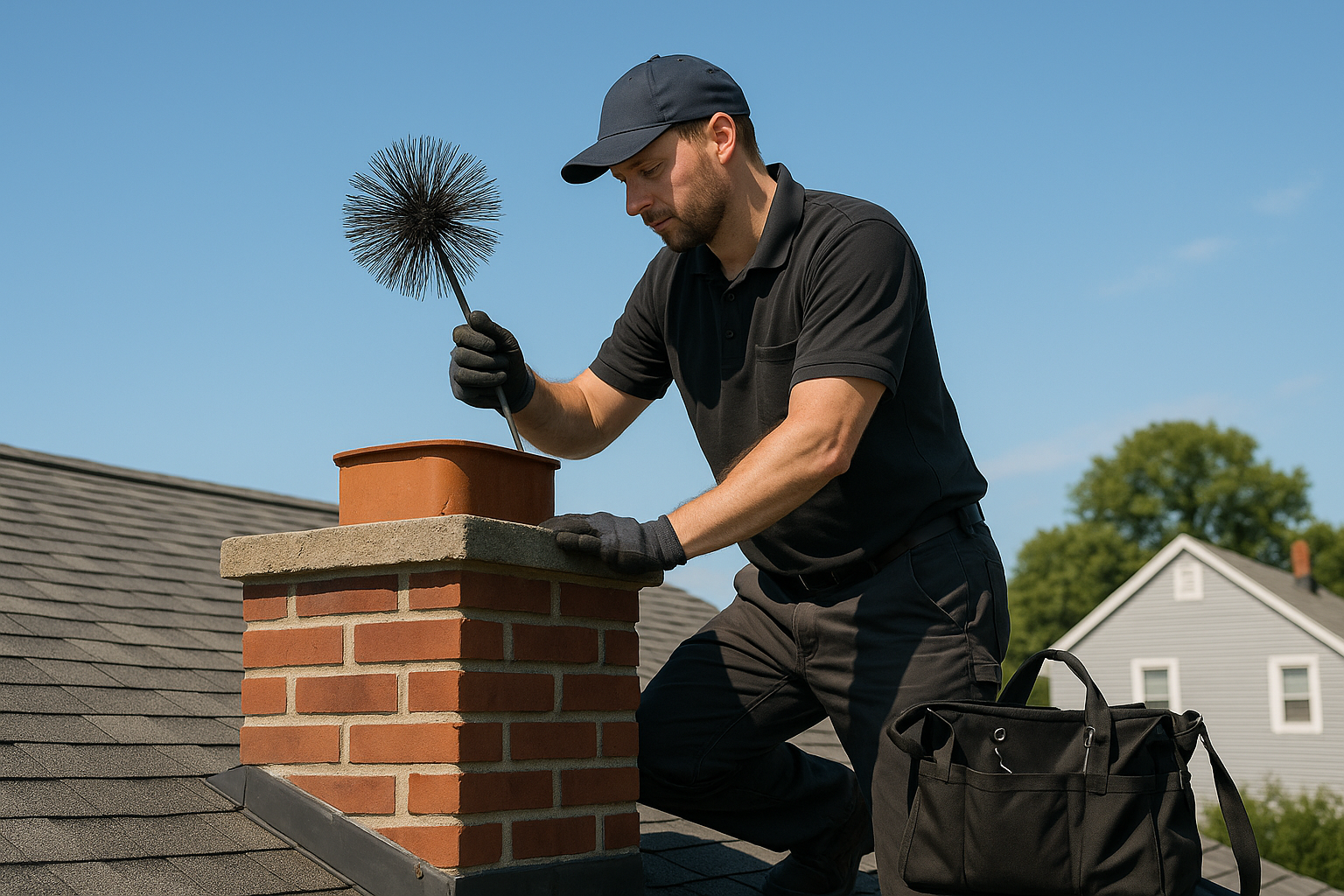 Chimney masonry repair